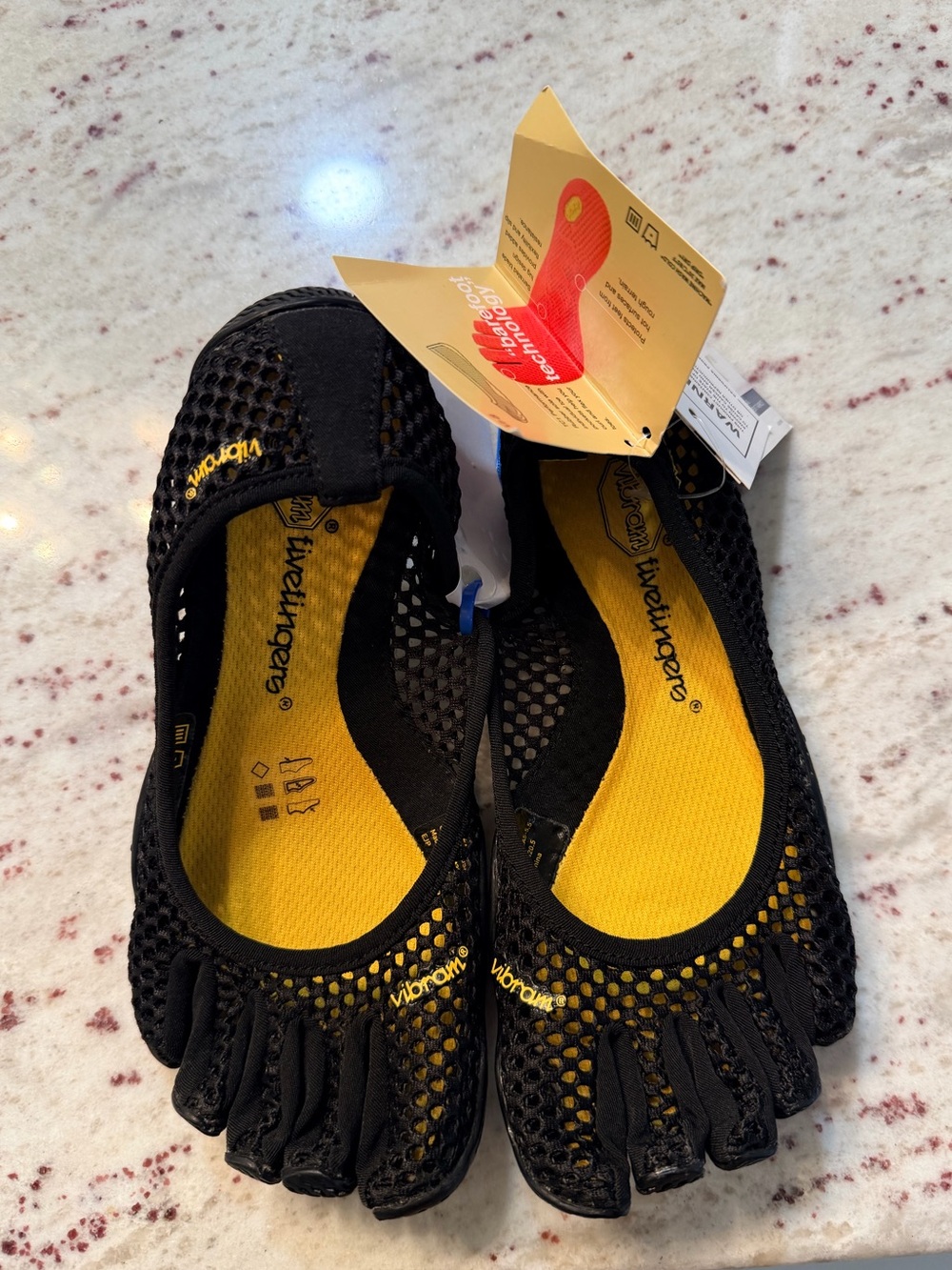 Vibram Black Mesh FiveFingers VI-B Women's Barefoot Shoes